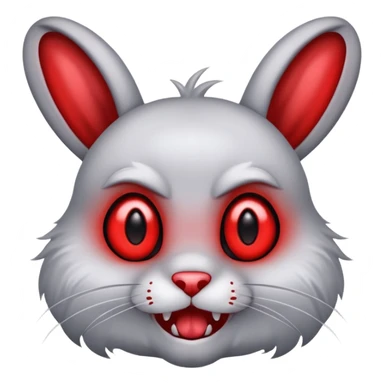 Possessed bunny sticker