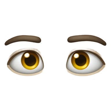 Judging eyes looking by the side sticker