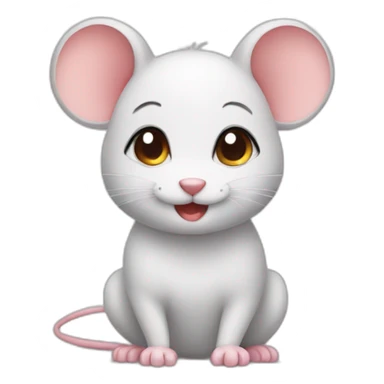 face Mouse cute sticker