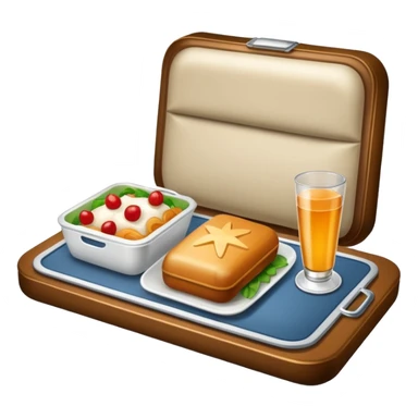 luxury plane food sticker