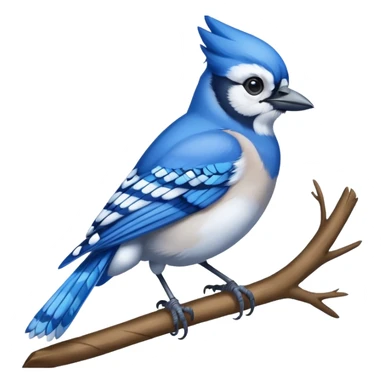 blue jay bird sticker