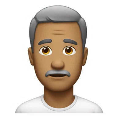 Man feeling sad sticker