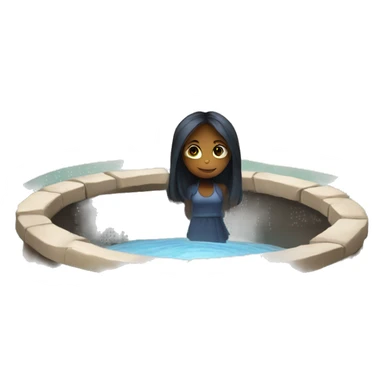 Samara comes out of the well
 sticker