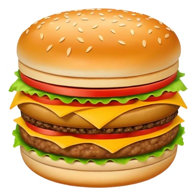 Xi'an Roujiamo Chinese hamburger with meat filling, simplified emoji style with bold outlines and bright colors, cartoon style stuffed flatbread sticker