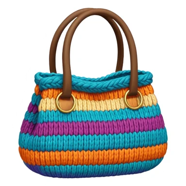 knitted bag  sticker