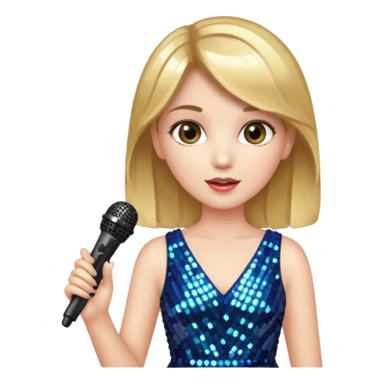 girl in blink dress, holding a mic



















 sticker