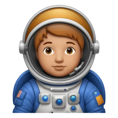 astronaut fat man sticker