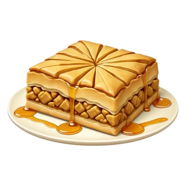 baklava slice  sticker