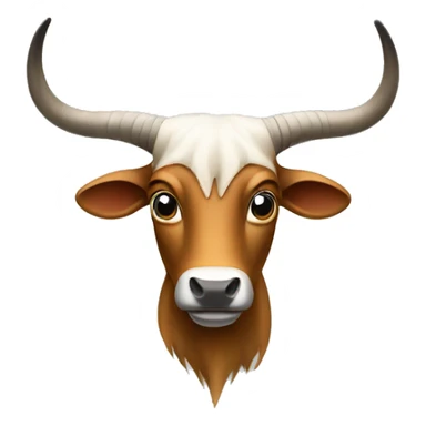 Volkswagen Golf with Bull long horns on the hood sticker