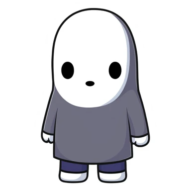 No-Face character from Spirited Away sticker