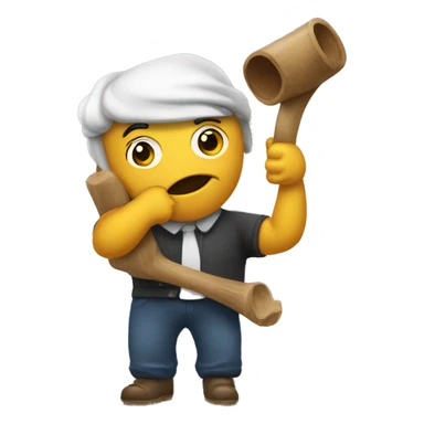 Tubarão com cartola sticker