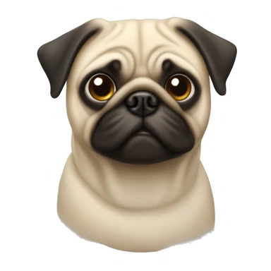 Pug dog  sticker