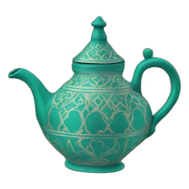 Traditional Moroccan teapot sticker