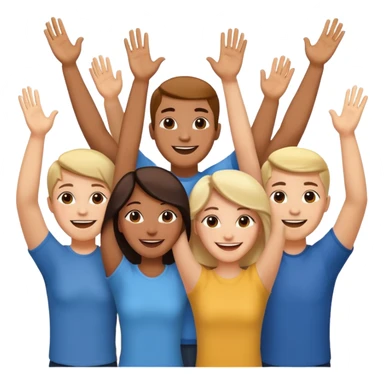 I want an emoji with people making a “horă” sticker