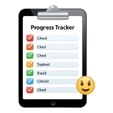 progress tracker checklist sticker