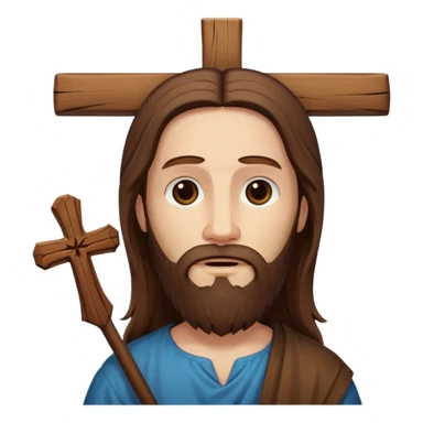 Jesus cross sticker
