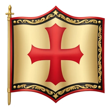 templar x gods of olympus flag sticker