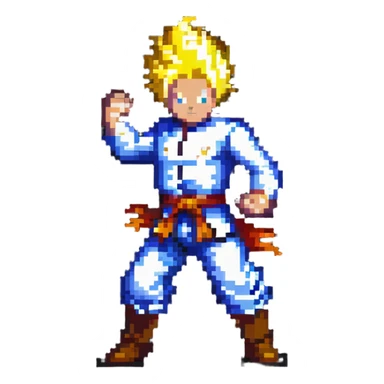 Kamehameha energy blast sticker
