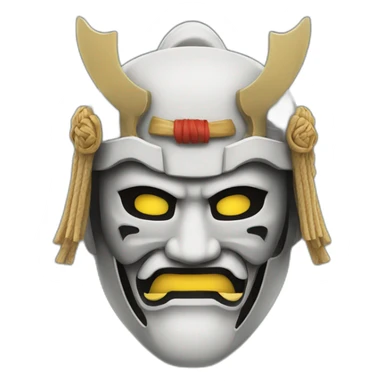 Mask - Chinese Samurai sticker