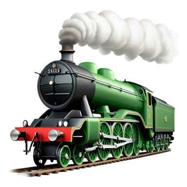 Steam Train - Flying Scotsman (Model Year: 2022) (Iconic colour: Green) sticker