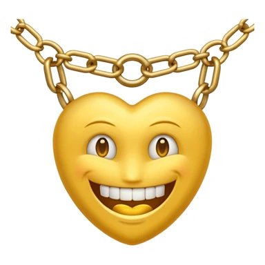 Emojis malandros con dientes de oro y cadenas de oro en el cuello  sticker