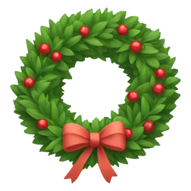 Wreath sticker