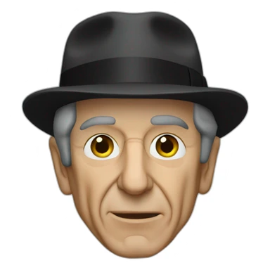 Leonard cohen sticker
