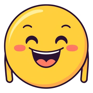 Laughing emoji  sticker