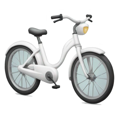 White bike sticker