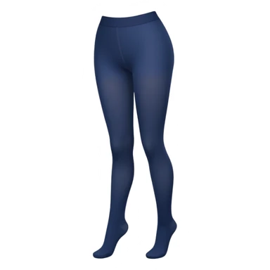Navy blue opaque tights sticker