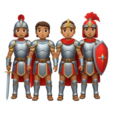  cartagines grupo de 4 cuerpo completo sticker