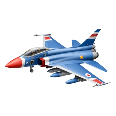 the french flag filling the entire background, and on front the mirage fighter jet sticker
