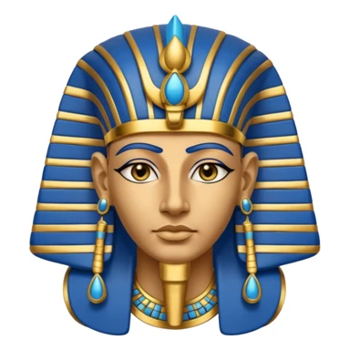 Pharaoh  face character face only front face

 sticker
