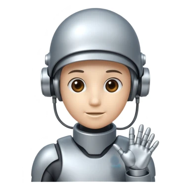 Futuristic Construction company AI prompt engineer mascot" Theme is climb higher" sticker