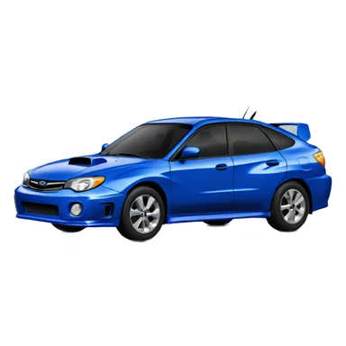 subaru impreza blue sticker