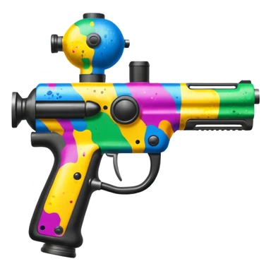 paintball-gun-splatter sticker
