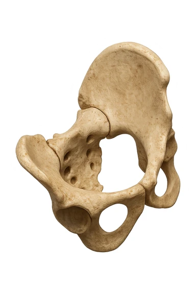 bacino inclinato, iperrealistico 4k sticker