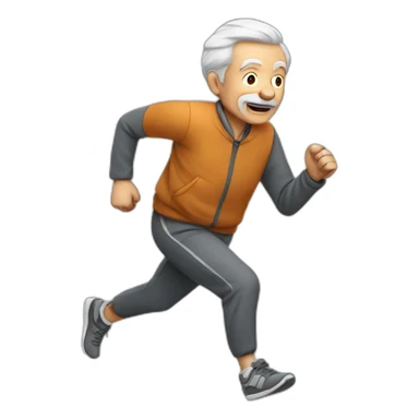OLD MAN RUNNING sticker