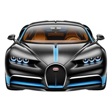 Bugatti Chiron best view  sticker