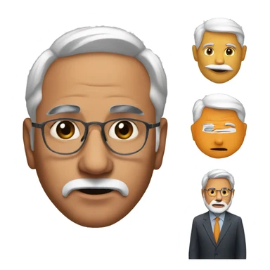 Modi and alone mask sticker