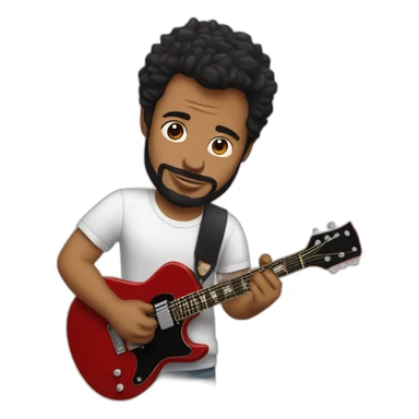 jon buckland avec guitare sticker