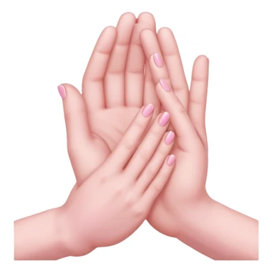 pray hands perfect soft pink sticker