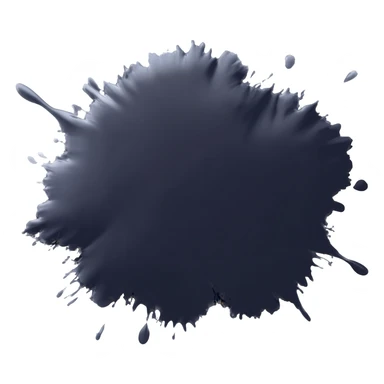 Ink blot sticker