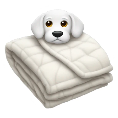 White cozy blanket sticker