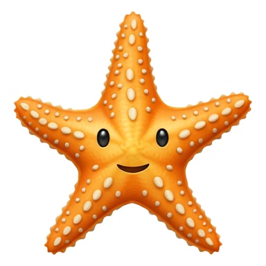 off white star fish sticker