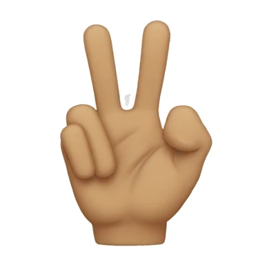 👐 this but make the thumps cross sticker