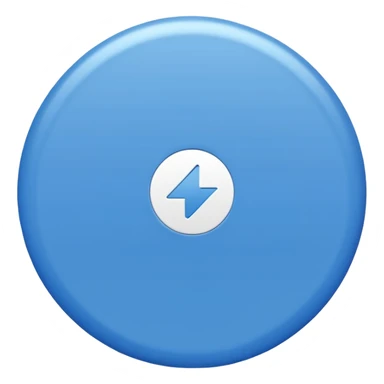 Blue circule White chek White  sticker