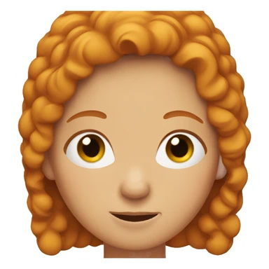 ginger woman who is covering her ears sticker