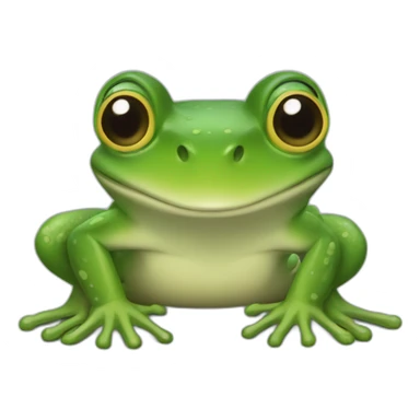 Une grenouille rapide sticker