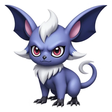 Edgy Cool Kawaii Noibat-Absol-Pokemon Full Body sticker